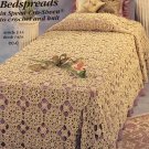 J P Coats Crochet booklet BEDSPREADS in Speed-Cro Sheen to crochet and knit Leisure Arts 118241