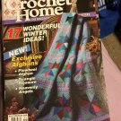 Crochet Home Magazine number 32 December January 1993 Pinwheel Afghan Angels