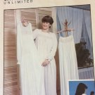 Lady's Ruffled Nightgown Sewing Pattern  Smocking Unlimited  Sizes 6 - 20