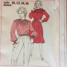 Ladie's Peasant Blouse Sewing Pattern Sizes 10 to 16  with English smocking.