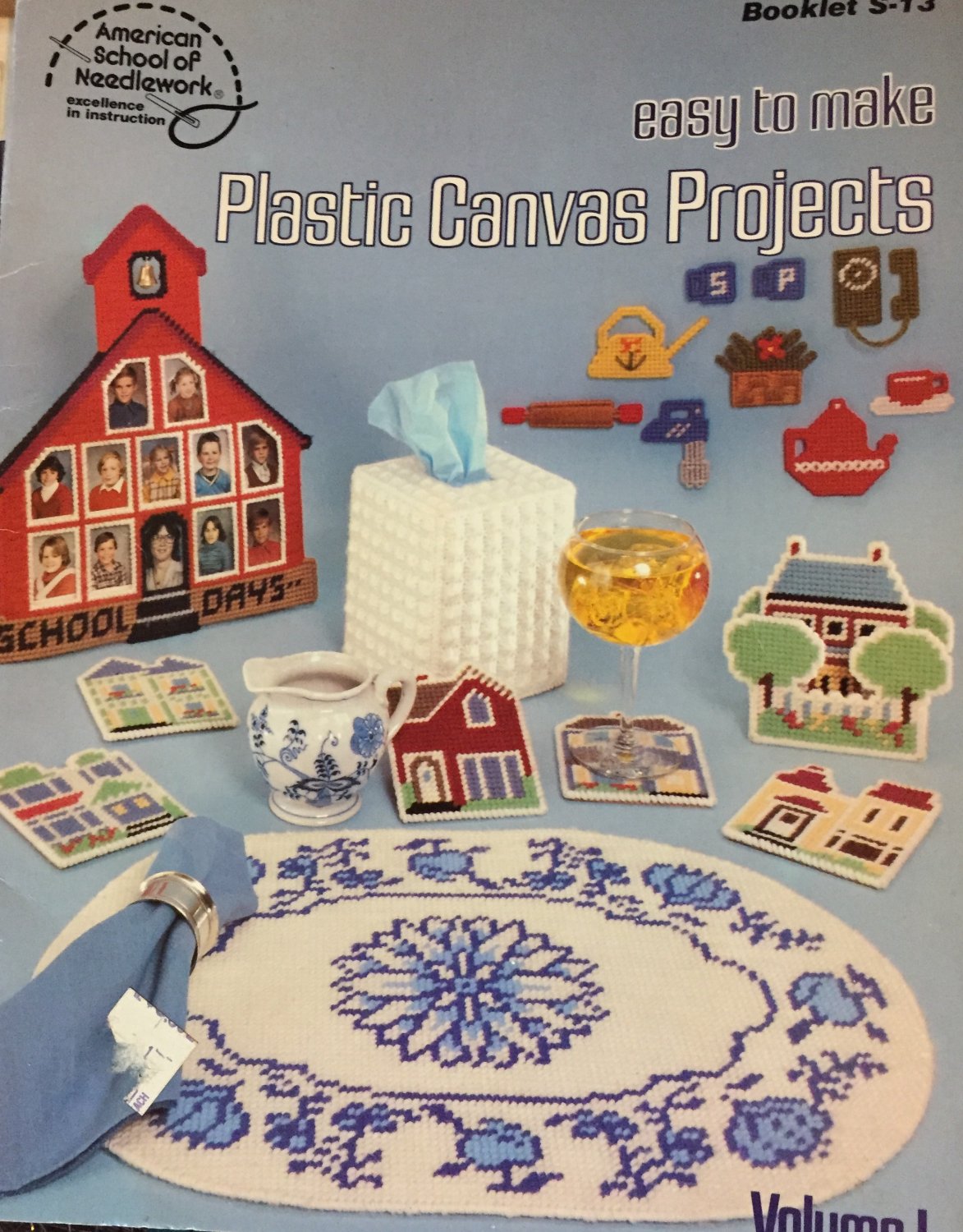 Easy to Make Plastic Canvas patterns Volume 1 American School of