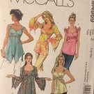 McCall's 4969 Women's sewing pattern: Handkerchief Top in two lengths size large - extra large
