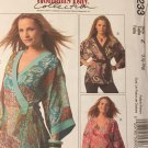 McCall's 5233 Women's sewing pattern: Belt Wrap side tie top.  Size large extra large