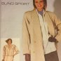 Simplicity 7750 Sung Sport Loose Fitting Shirt, Lined  Coat, Lined Front-Wrap Skirt Size 14