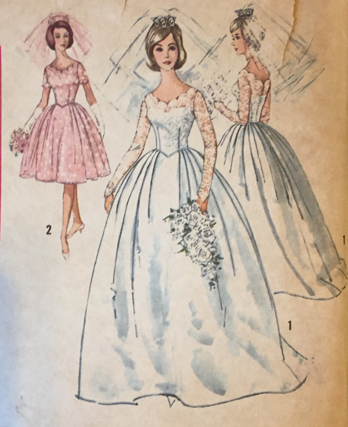 simplicity wedding gown patterns