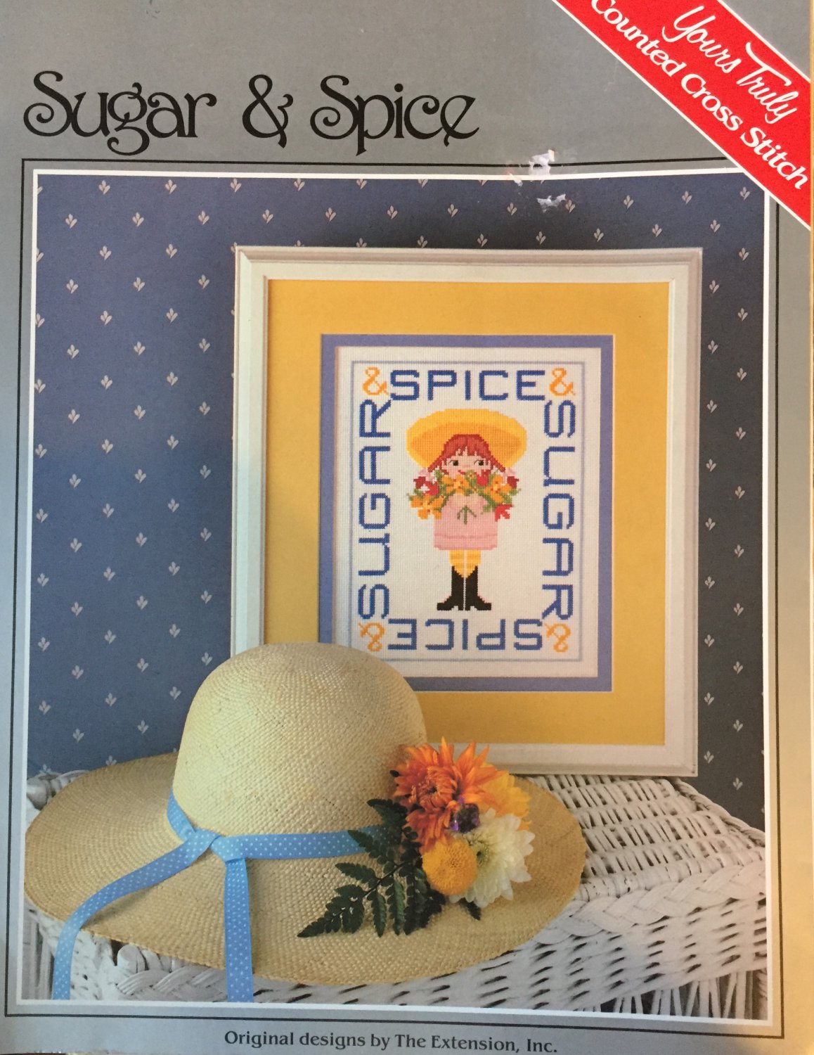 Sugar & Spice, Snips & Snails Little girl and Little boy Cross Stitch Charts Yours Truly 6243