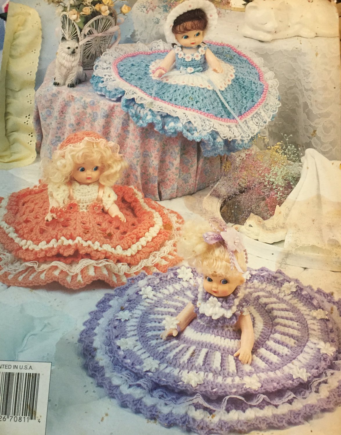 Annie's Attic Air Freshener Bed Dolls 870811 Jean Pearson