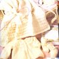 Leisure Arts 3202 Precious Layettes to Knit knitting Pattern Worsted Weight Yarn