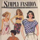 Simplicity 9627 Misses Tops Bandeau and Reversible Wrap Top Sewing Pattern - Sizes 8-14