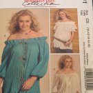 McCALL'S #M5401  LADIES OFF SHOULDER RODEO -WESTERN STYLE TOP PATTERN Sizes  10-18