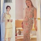 VOGUE 9791 Lined Bias Straight Skirt Pattern, Pullover Sleeveless Top Size 20 22 24