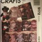 Bear Dolls McCall's Crafts 5172 Vintage Uncut Sewing Pattern