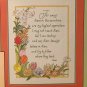 Gardens of the Mind Counted Cross Stitch Patterns, 12 Designs, Gloria and Pat