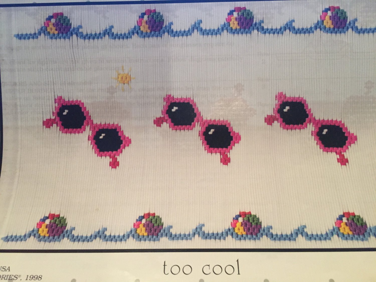 Too Cool Smocking plate 148 Little Memories
