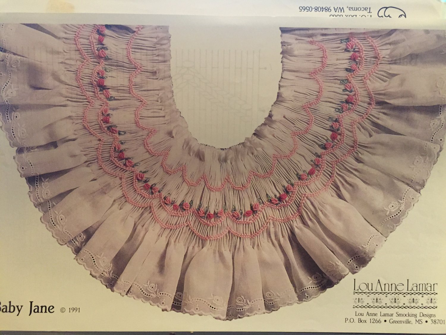 Baby Jane Smocking plate Lou Anne Lamar