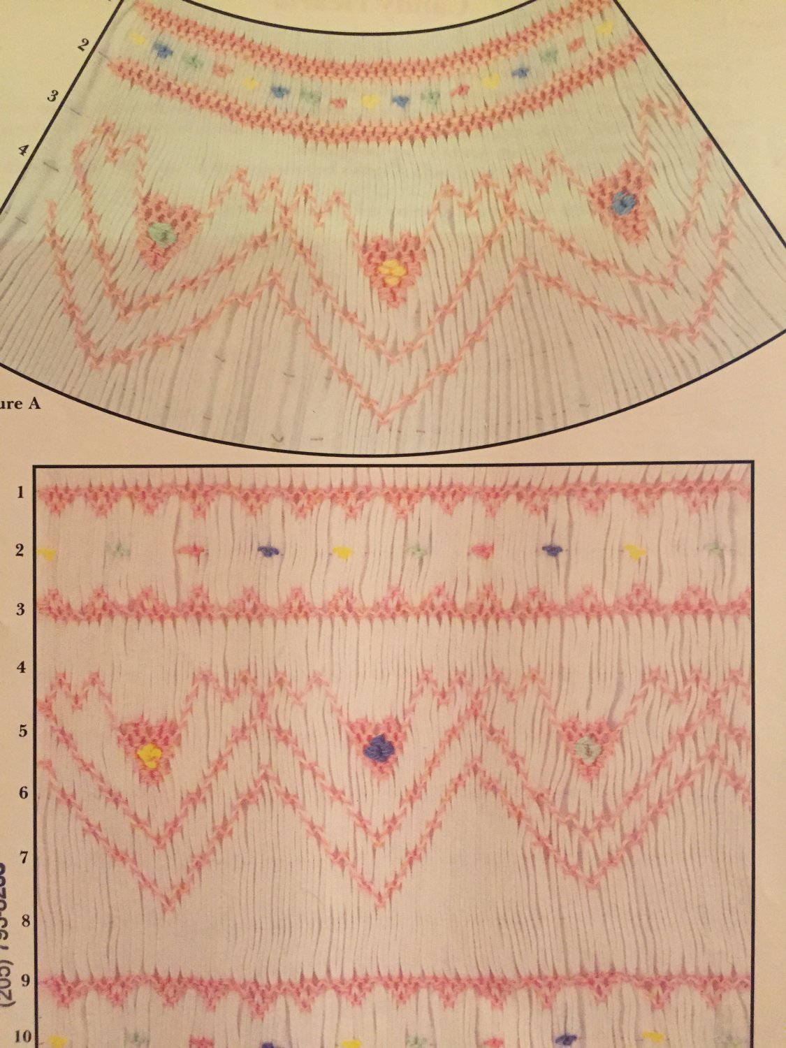 Candy Hearts Smocking plate LHW Creations