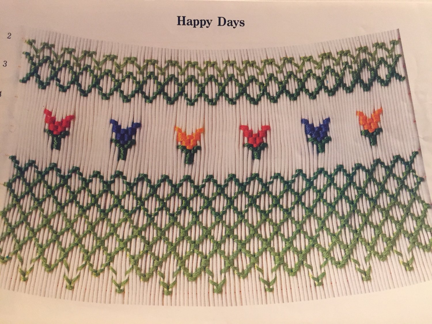 Happy Days Smocking plate Julia Golson