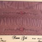 Flower Girl Smocking plate Jeanne Rogers Womack #032  Insert or full bodice
