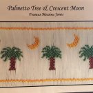 Palmetto Tree & Crescent Moon Smocking plate Frances Messina Jones