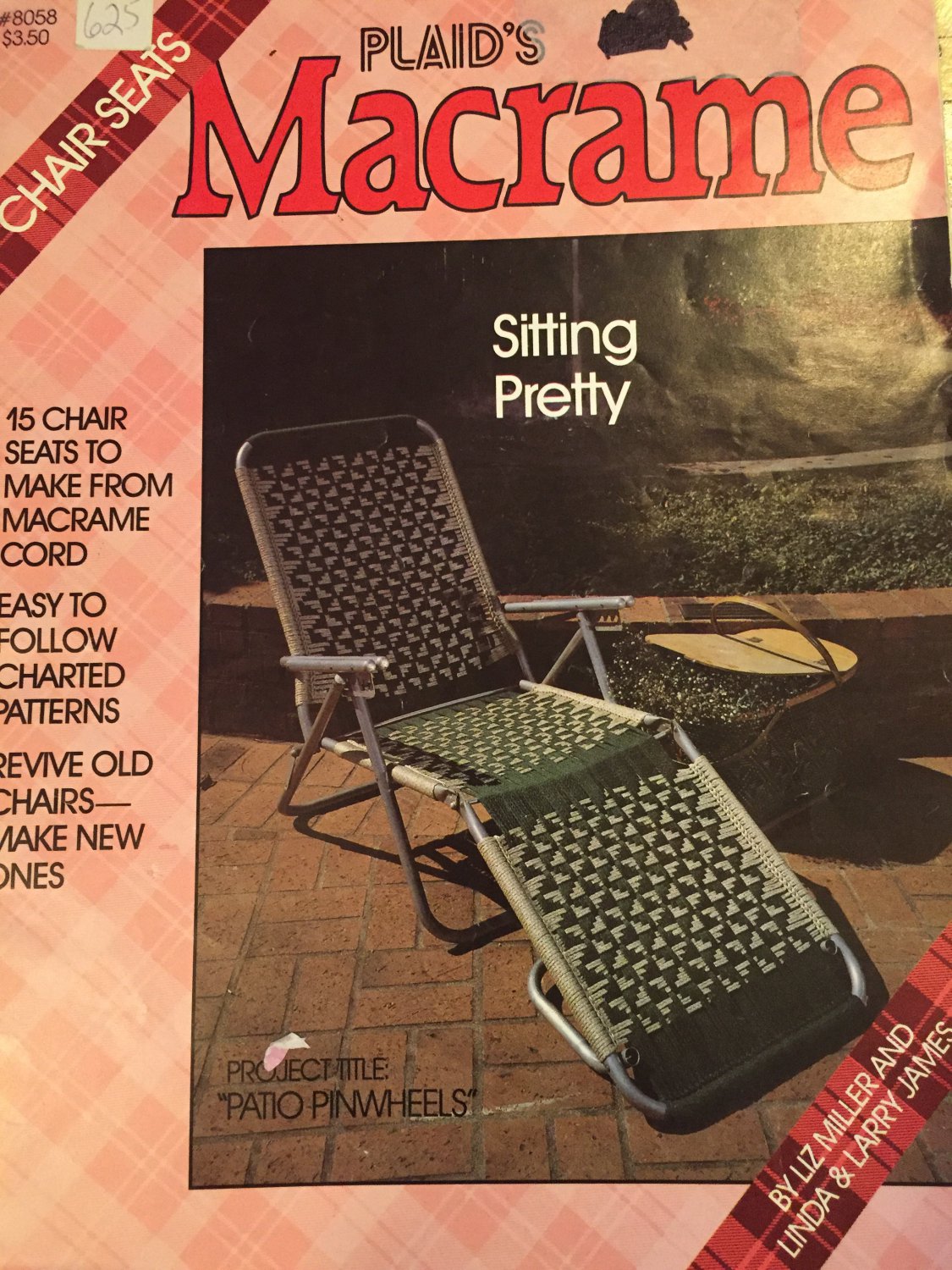 Macrame Lawn Chairs Pattern Sitting Pretty Plaid Enterprises 8058