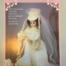 Fibre Craft 15" Fashion Doll Bridal gown FCM323 Crochet Pattern