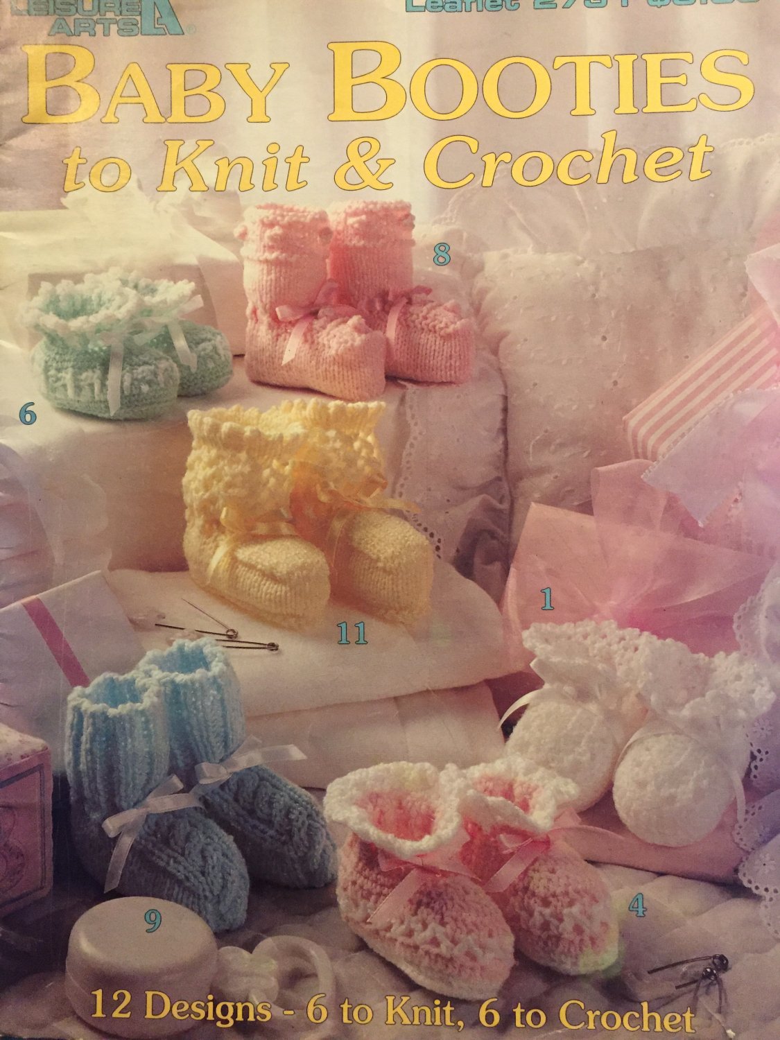 Baby Booties to Knit and Crochet 12 designs Leisure Arts 2731
