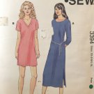 Kwik Sew 3394 T-Shirt Dress Sewing Pattern Misses Sizes XS, S, M, L, XL, By Kerstin Martensson
