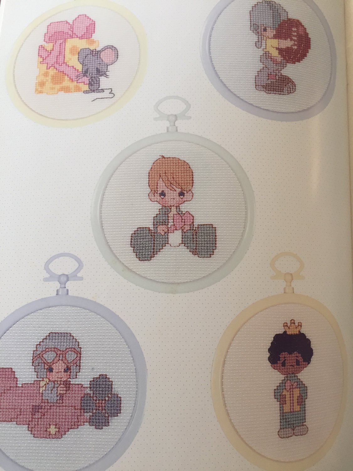 Precious Moments counted cross stitch designs PM22 In Miniature Pm67 pat