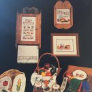 Color Your Kitchen Cross Stitch Charts.Colorful Vegetable Patterns Annie Designs