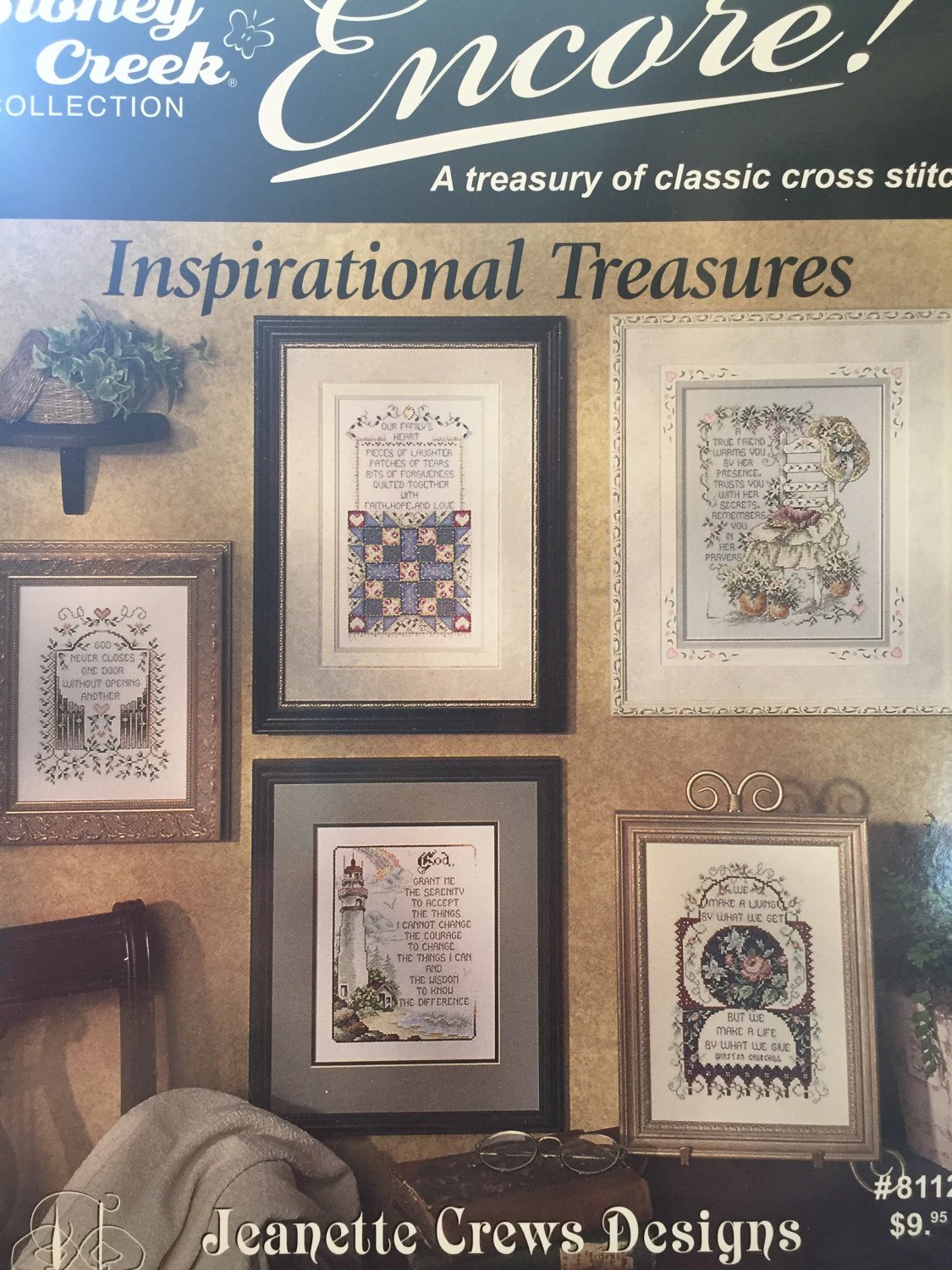 Cross Stitch Book Stoney Creek Collection Inspriational Treasures Jeanette Crews Designs 8112