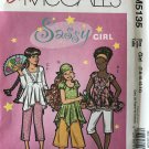 McCalls 5135 Girls Tunic Top Gauchos Pants in Variations Sizes 7 to 14 Sewing Pattern