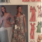 Simplicity 5193 Design Your Own Dress or Top with Long or Short Sleeves and Pants Size 6 =12