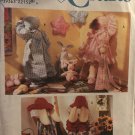 Time Out Dolls and Bunnies with Clothes Faith Van Zanten Simplicity 8387 Vintage Sewing Pattern
