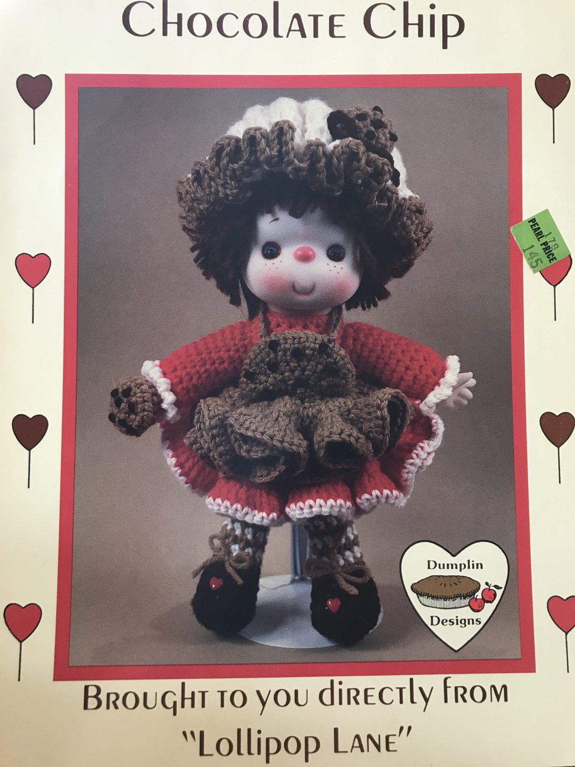 Chocolate Chip Doll from Dumplin Designs Lollipop Lane Crochet Pattern CDC404