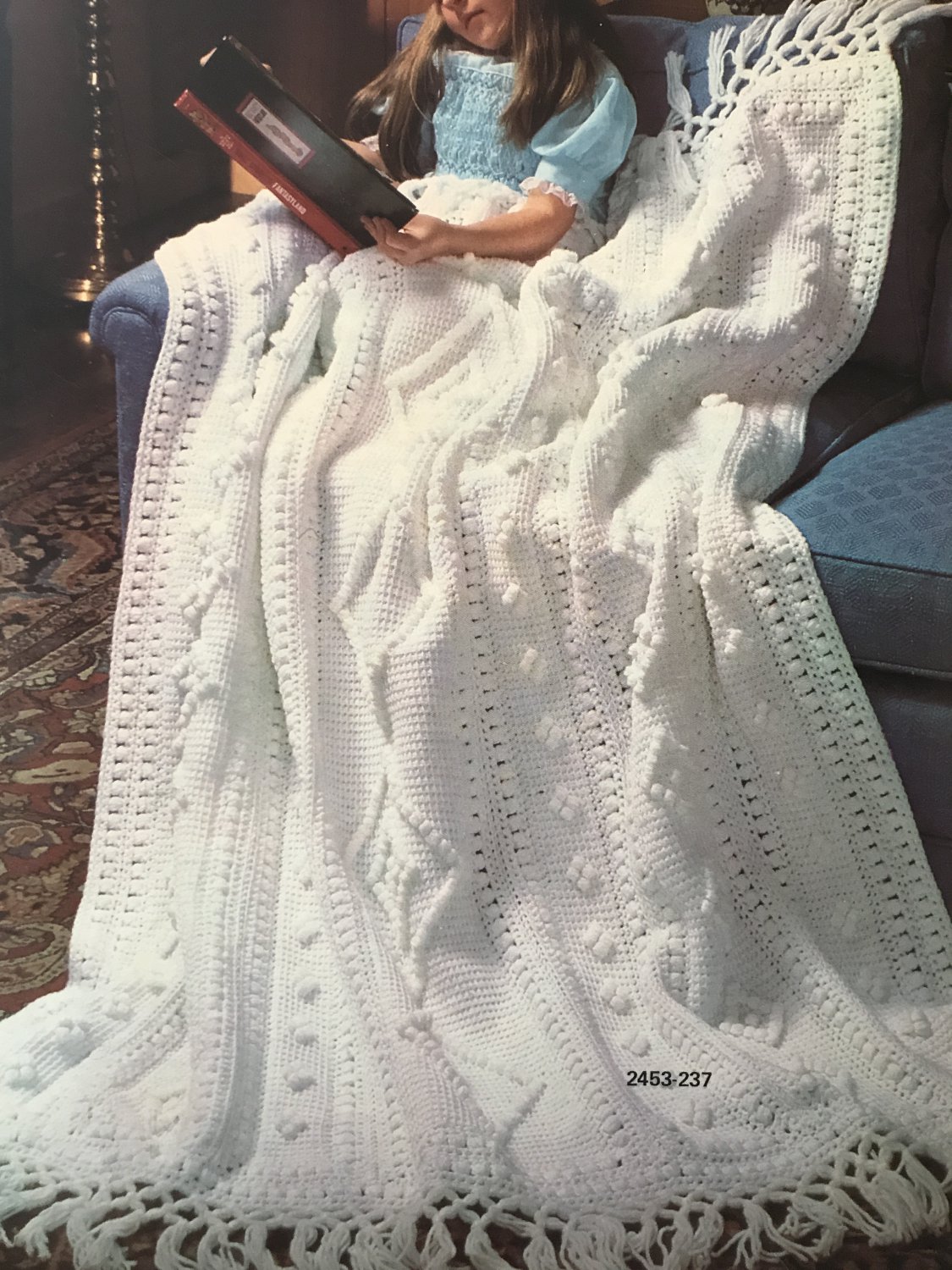 Afghan Album Book 237 Knit Or Crochet Pattern Booklet By Bernat 5633