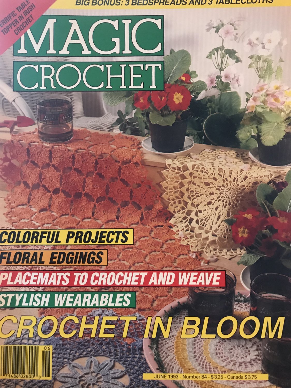 Magic Crochet Pattern Magazine Number 84 June 1993