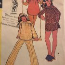McCall's 3309 Child's and Girl's Dress or Jumper, Top and Pants Sewing Pattern Size 4