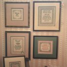 Cross Stitch Pattern Seasons of the Heart Samplers for weddings anniversaries by Sue Hill Designs