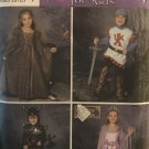 Simplicity 5520 Renaissance Costumes for Kids Sewing Pattern Size A (3,4,5,6,7,8)