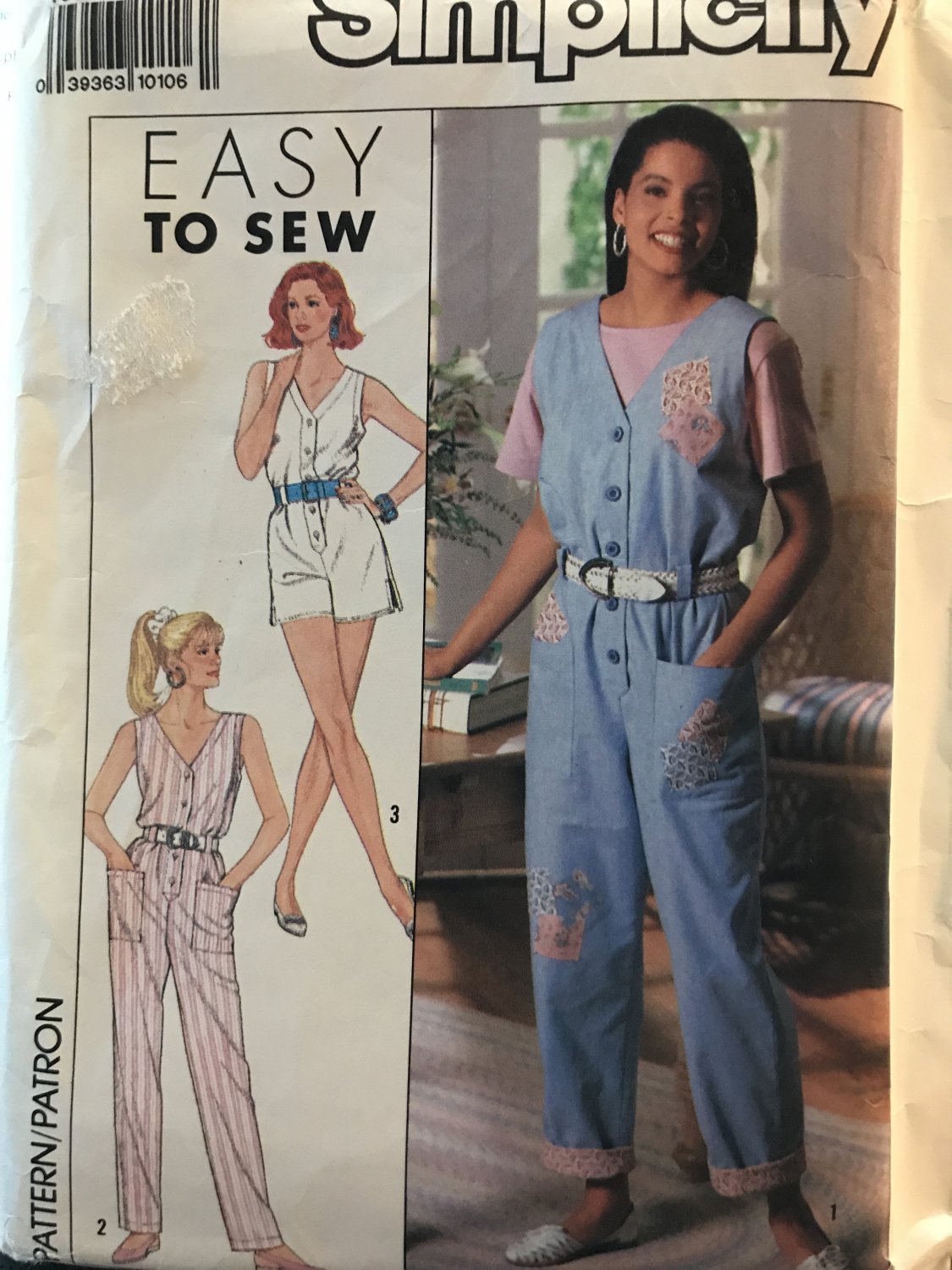 Simplicity 9622 Misses'/Miss Petite Jumpsuit in Two Lengths Sewing Pattern Size Small to XL