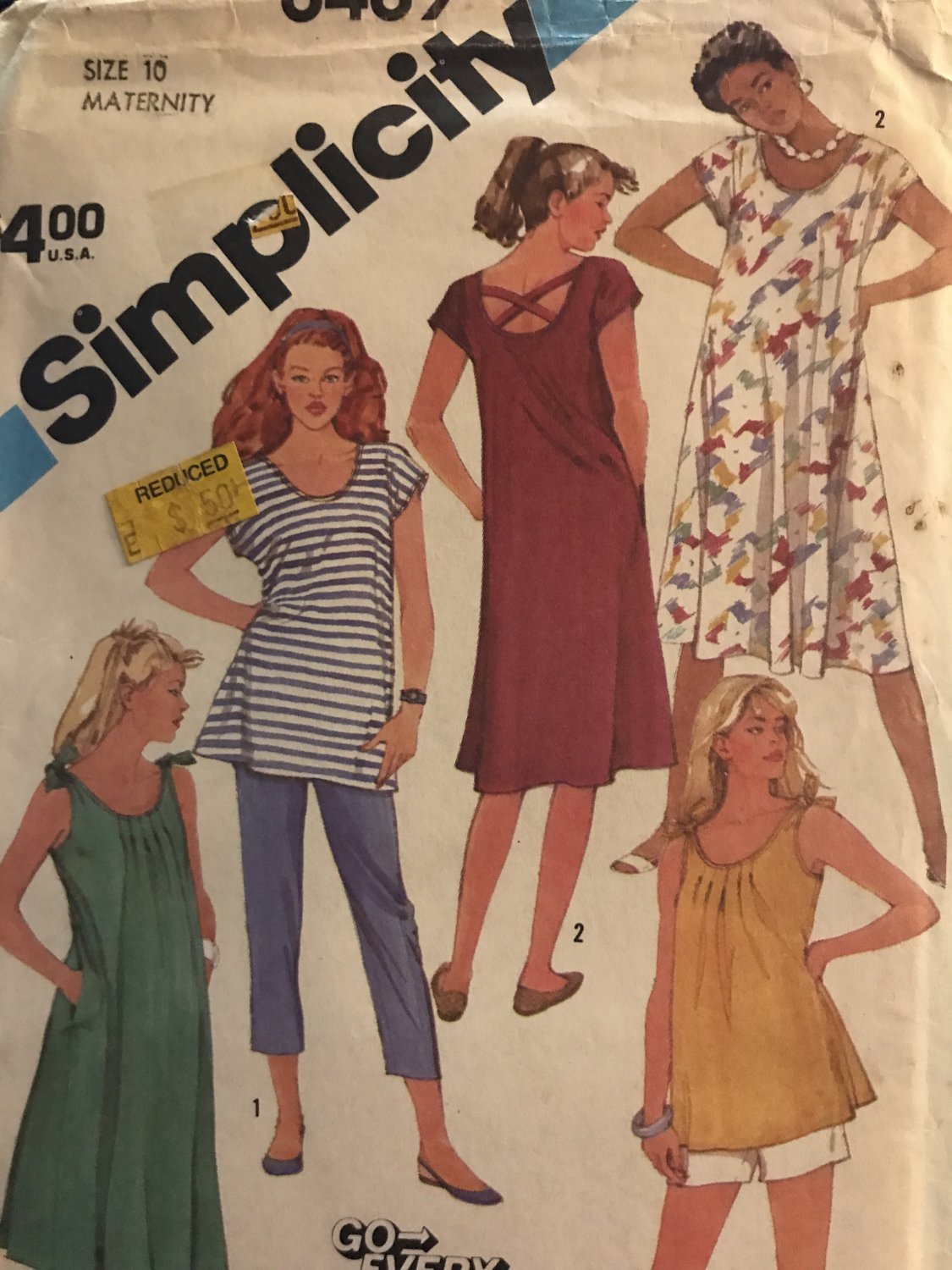 Simplicity 6469 Maternity Wardrobe in Misses' Sizes Size 16