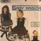 Simpliicity 9357 Daisy Kingdom Pattern Child's Dress & Matching 18" DOLL DRESS Child's Sizes 3 4 5 6