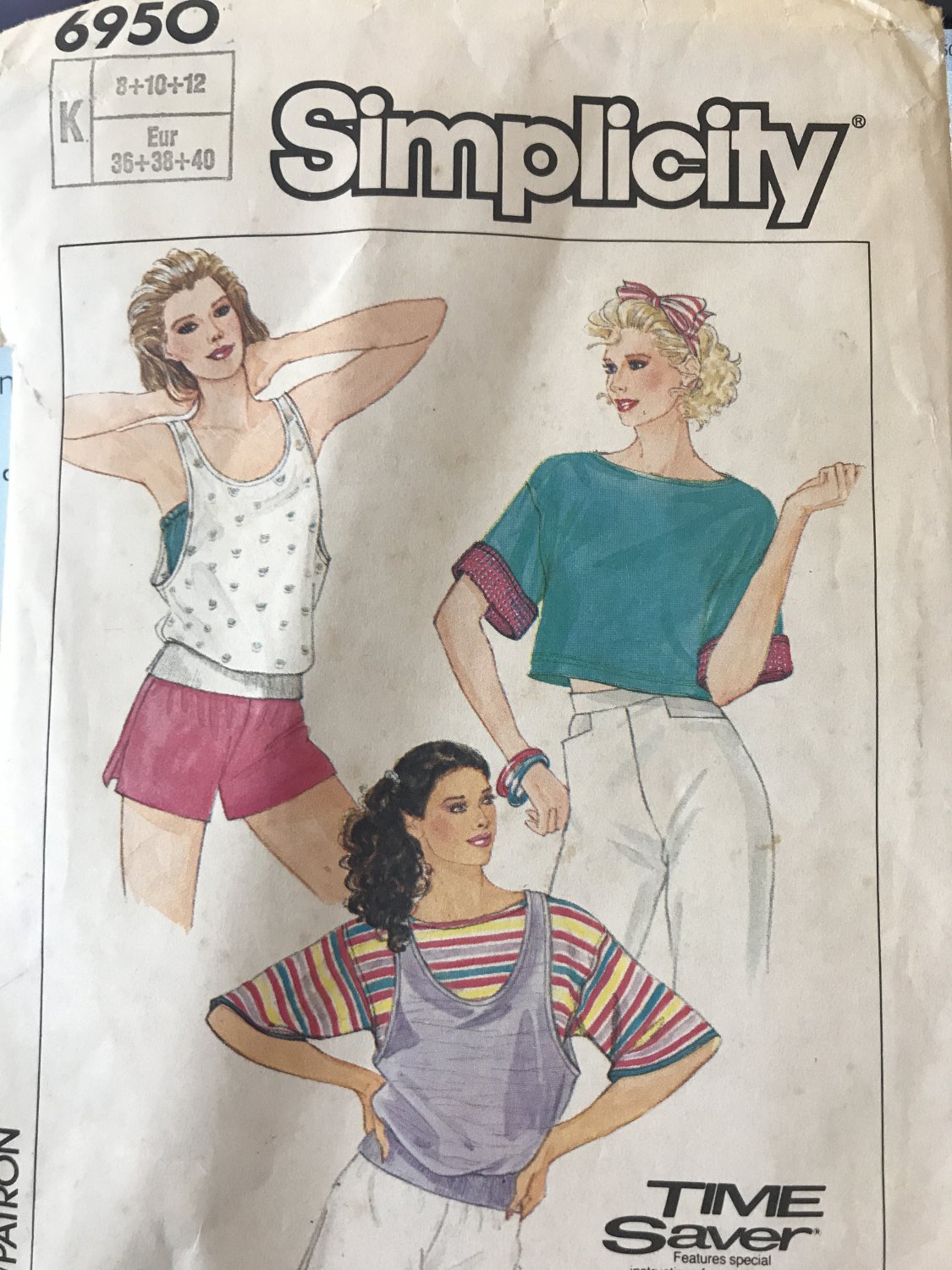 Simplicity 6950 Misses’ Set of Easy-To-Sew Tops for stretch knits only ...