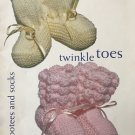 Bootees Booties and Socks Patons Twinkle Toes knitting pattern 23 projects including Mary Janes
