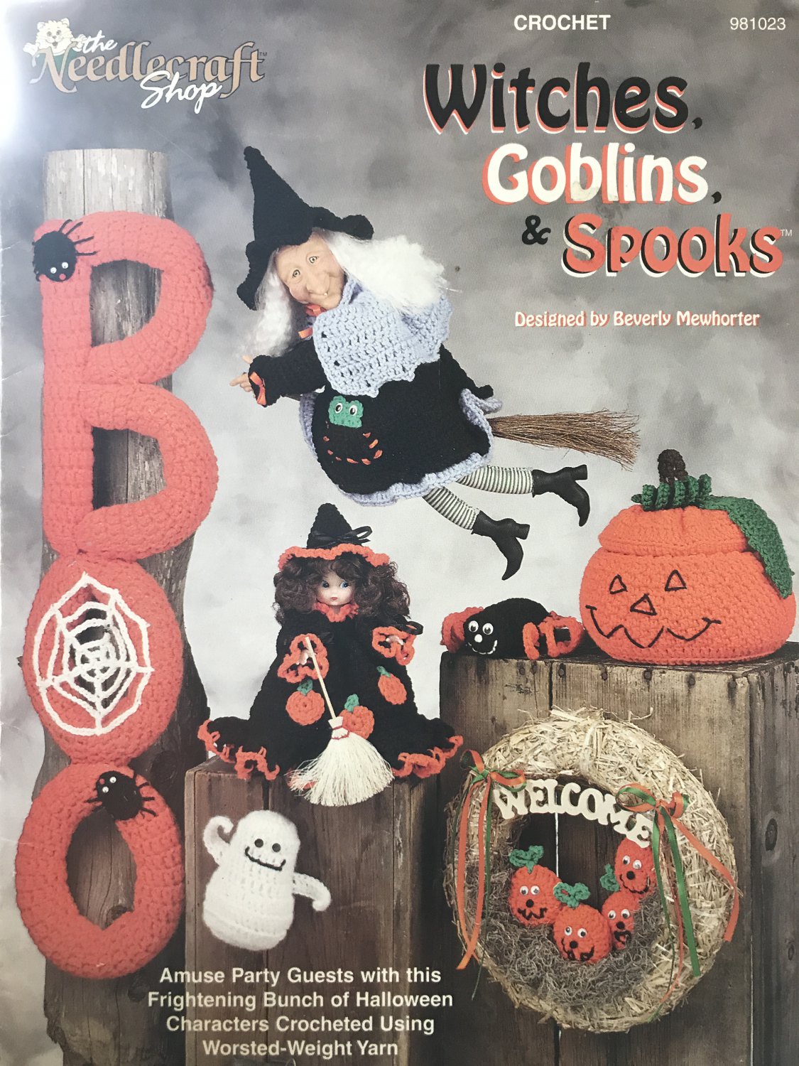 The Needlecraft Shop 981023 Witches Goblins Spooks Halloween Crochet Pattern