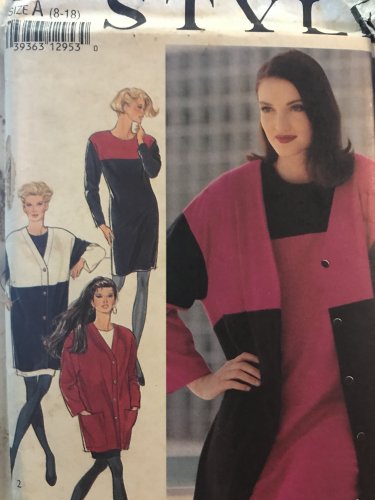 Style 2150 Misses Dress and Jacket Sewing Pattern size 8 - 18 Uncut