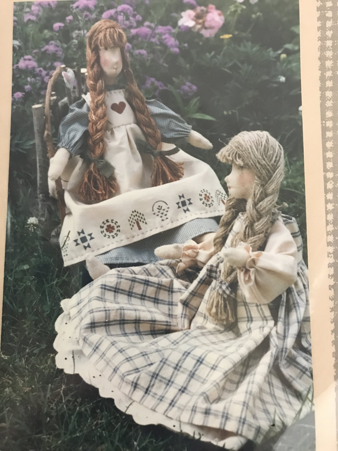 Prairie Pureheart Plain Prairie Jane Cloth Doll sewing craft pattern
