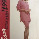 Stitch 'n Save McCall's 6485 Misses Tunic top Skirt stretch knits only size L to XL sewing pattern