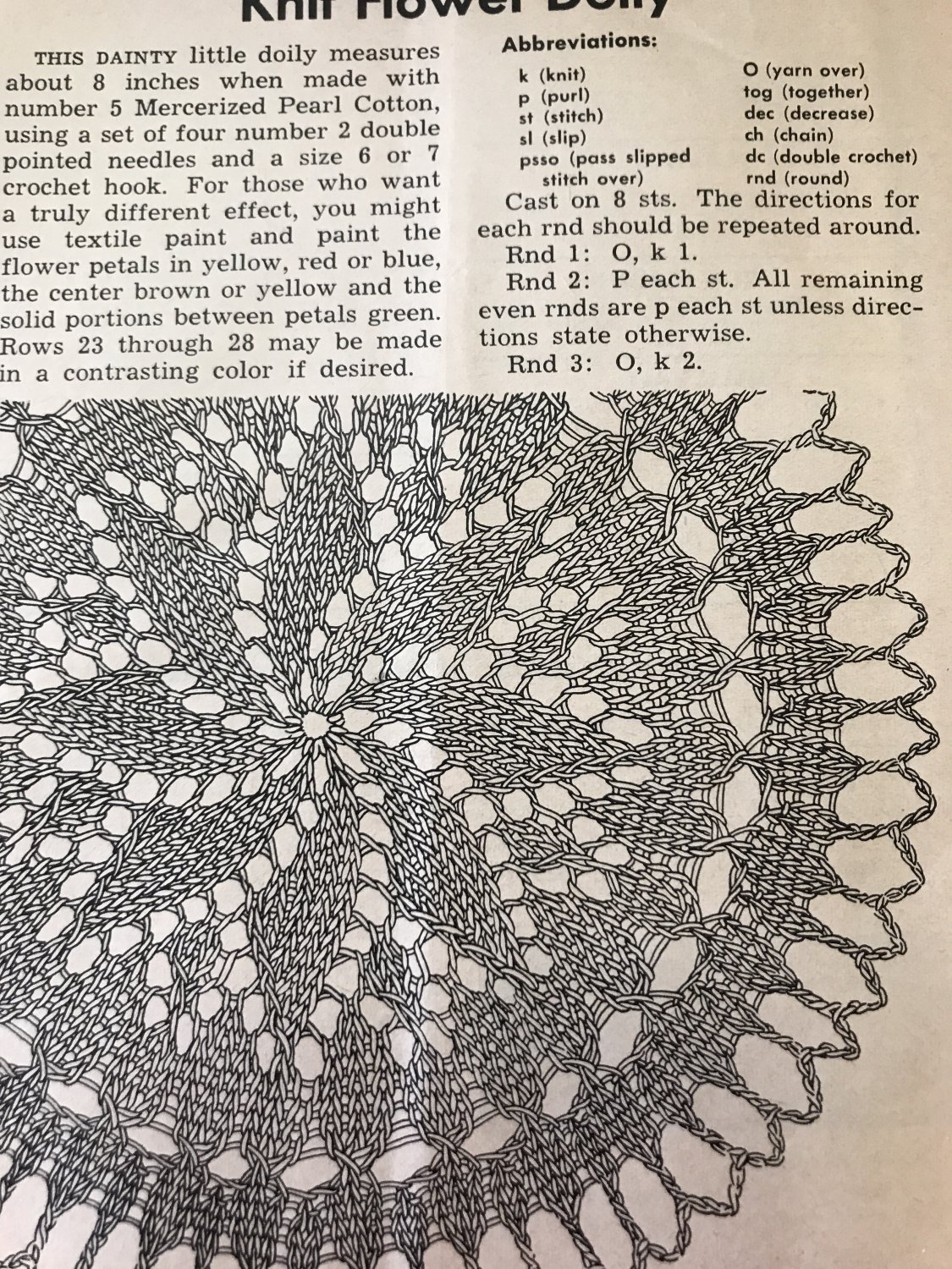 Workbasket Magazine June 1958 Vintage Patterns Flower Doily Tatted ...