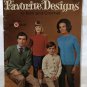 Coats & Clark book 198 Favorite Designs to crochet & knit pattern Sweaters for the Family